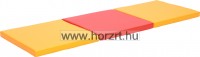 Összehajtható matrac - 3 részes, narancs-piros 0 hó+