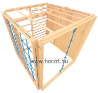 Mozgásfejlesztő mászókocka tornaszobába