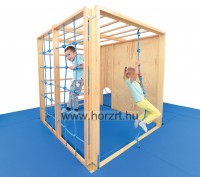 Mozgásfejlesztő mászókocka tornaszobába