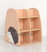 Kétoldalas süni tároló 76x70x85 cm