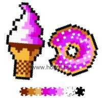 Jixelz – a kreatív kirakó - Édességek - 700 db-os