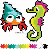 Jixelz – a kreatív kirakó - Tengeri állatok - 700 db-os