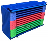 Védőhuzat bölcsődei fektetőágyra - max. 14 ágyra, zipzáros kivitel