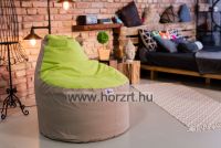 Babzsákfotel Zöld-Drapp 24 hó+