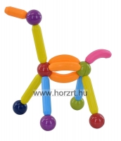 Mágneses építőkészlet 78 darabos