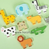 Egyensúlyozó állatok-toronyépítő