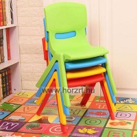 Happy Színes Szék - 27 cm - narancs 24 hó+