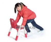 Happy Színes Szék - Karfás - 30 cm - piros