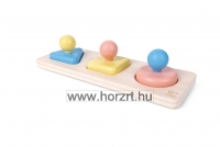 Hape Montessori tükrös forma puzzle 10 hó+