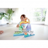 Hape természet piramis építő 24 hó+