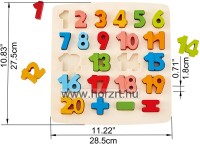 Hape Számok - puzzle