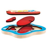 Hape Repülő puzzle 3D - 24 hó+