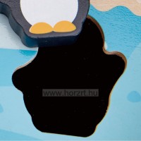 Hape Tapintós puzzle - Sarkvidéki állatok - 24 hó+