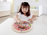 Hape 2 oldalú kör puzzle - munkahely és foglalkozások