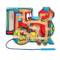 Hape Vezesd a helyére! - Mágneses íráselőkészítő kisvonat - 24 hó+