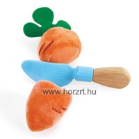 Hape textil Zöldségek kosárban - 18 hó+