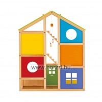 Hape Többszintes óriás babaház bútorokkal