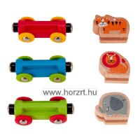 Hape Vonatozó vadállatok - mágikus vonat - 24 hó+