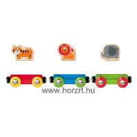 Hape Vonatozó vadállatok - mágikus vonat - 24 hó+