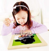 Hape Hímző Készlet - Gyapjas Bárány