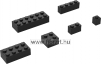 Építőkocka alapkészlet, 500 darabos