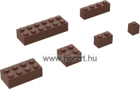 Építőkocka alapkészlet, 500 darabos