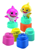 Clemmy - Baby Shark játékszett<br>karakterekkel, táskában - 10 hó+