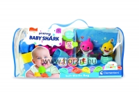Clemmy - Baby Shark játékszett<br>karakterekkel, táskában - 10 hó+