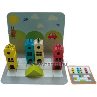 Logikai városépítő feladatkártyákkal, GOULA