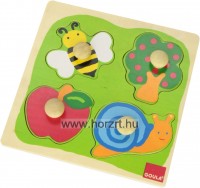 Fogantyús puzzle - Mintapárosító, GOULA 12 hó+