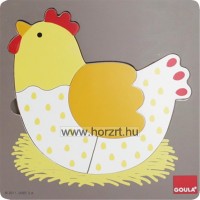 Fejlődés Puzzle - Csibe, GOULA 24 hó+