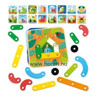 Egészítsd ki a formákkal! Szín-, forma-, méretegyeztető játék feladatkártyákkal, GOULA