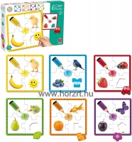 Ismerkedem a színekkel, GOULA puzzle 24 hó+