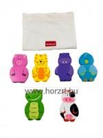 Kinek a feje? - mágneses puzzle, GOULA 12 hó+