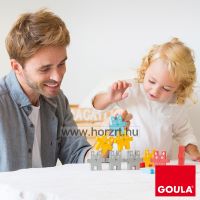 Nyuszitorony építő - feladatkártyákkal, GOULA 24 hó+