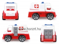 Mentőautó figurával<br>28 cm 24 hó+