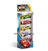 Fém kisautók 5 darabos készlet