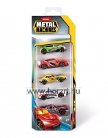 Fém kisautók 5 darabos készlet