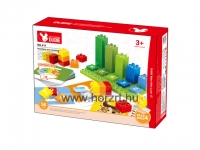 Szórakoztató számolás-építőkockák<bry 56 db-os készlet<br> DUBIE