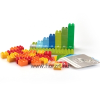 Szórakoztató számolás-építőkockák<bry 56 db-os készlet<br> DUBIE