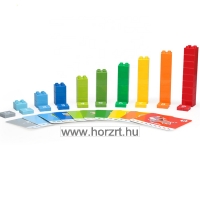 Szórakoztató számolás-építőkockák<bry 56 db-os készlet<br> DUBIE