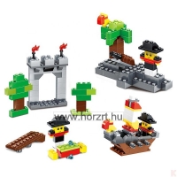 Kreatív építőkockák <br> 625 db-os kockák, kerekek  és kiegészítők készlete