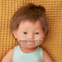 Baba, fiú, Down-szindrómás, 38 cm, 10 hó+