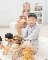 Kerekesszék játékbabának 18 hó+