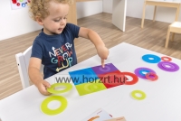 Átlátszó, tapintós matematikai gyűrűk 24 hó+