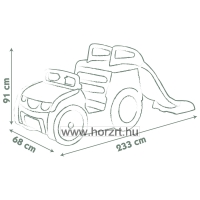 Csúszdás autómászóka 24 hó+