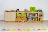 Textil tárolódoboz I. zöld