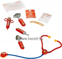 Orvosi táska, 10 részes, műanyag táskában