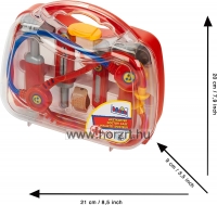 Orvosi táska, 10 részes, műanyag táskában