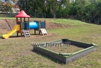 Homokozó, négyszög 2,5x2,5 m